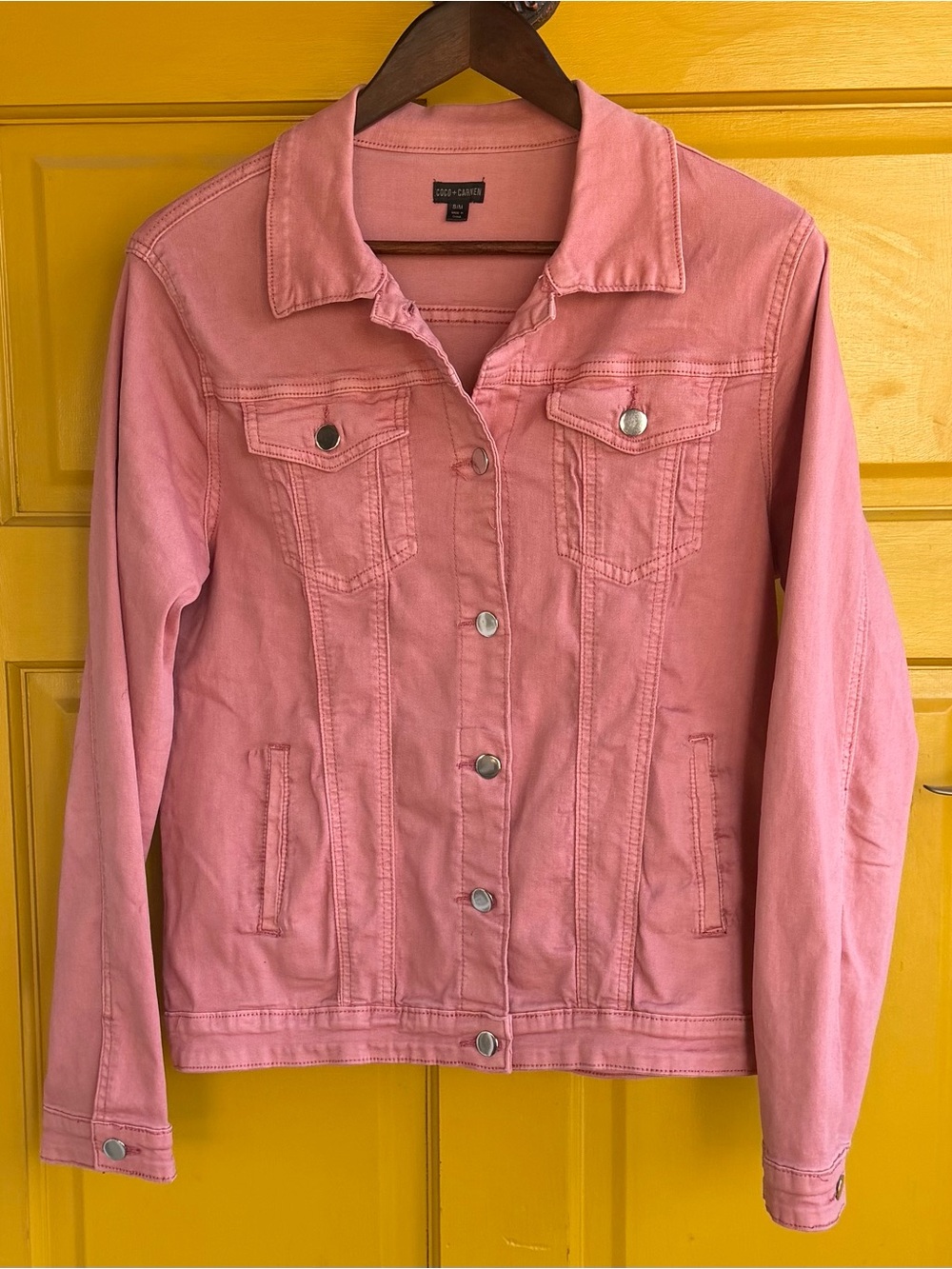 Coco + Carmen Dusty Rose Weekend Wear Americana Denim Jacket